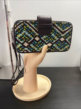 Vera Bradley RFID Georgia Wristlet Wallet Like New